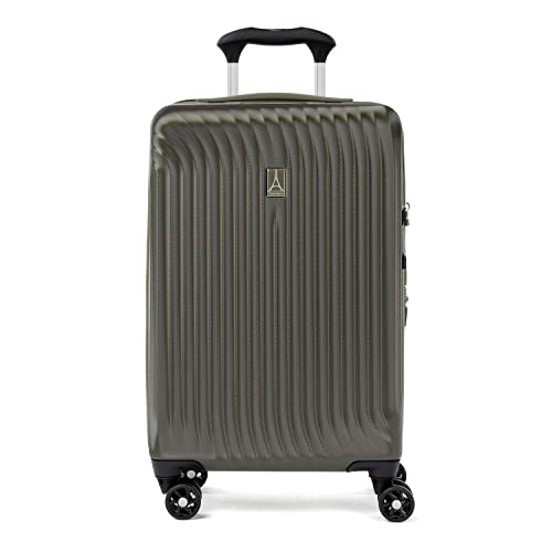 Travelpro Maxlite Air Hardside Expandable Carry on Luggage, 8 Spinner Wheels, Lightweight Hard Shell Polycarbonate Suitcase, Shadow Grey, Carry On 21-Inch