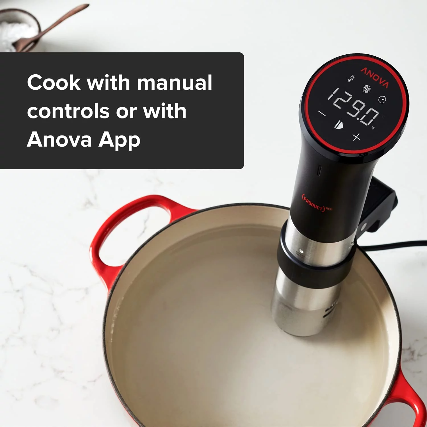 durable Anova Culinary AN500-US00 Sous Vide Precision Cooker (WiFi)  1000 Watts | Anova App Included  Black and Silver