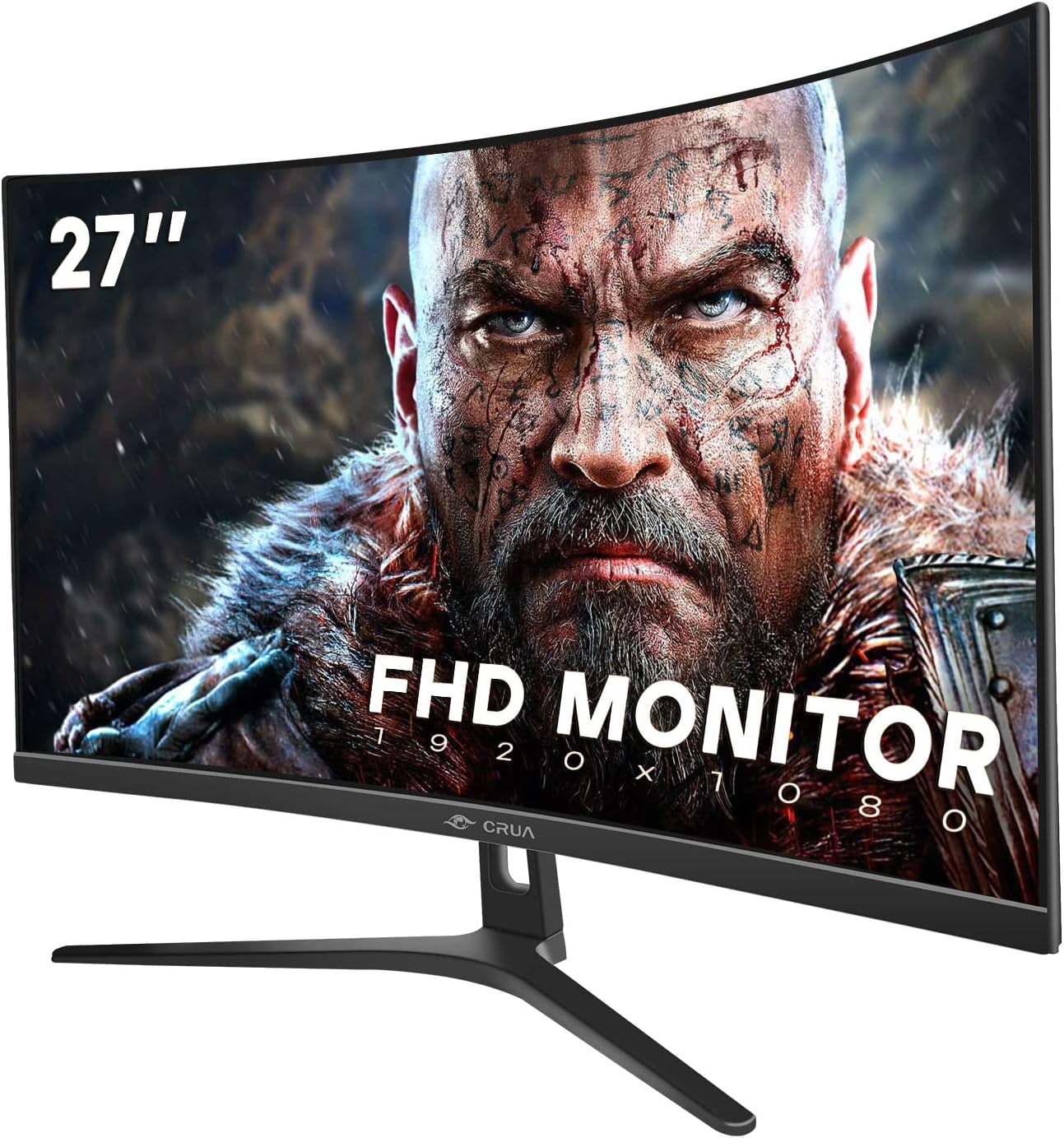CRUA 27 inch 240hz IPS Gaming Monitor, Full HD Frameless 100% sRGB PC Monitor, 1080P Eye Care Computer Monitor, 1ms Response Time with FreeSync and Low Motion Blur, VESA, DisplayPort, HDMI
