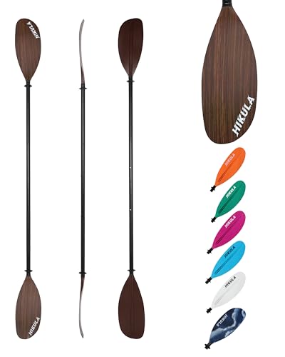 Kayak Paddle Aluminum Shaft Paddle with Nylon Blades, Floating Adjustable Kayaking Oars, 3 Piece, 220-240cm/86-94 Inches,Black/Rose/Teal/Black/Orange/Grey