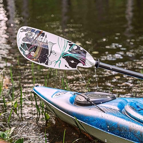 Pelican Symbiosa Kayak Paddle - Adjustable Fiberglass Shaft with Nylon Blades - Lightweight - 90.5in 240cm to 98.5in 250cm