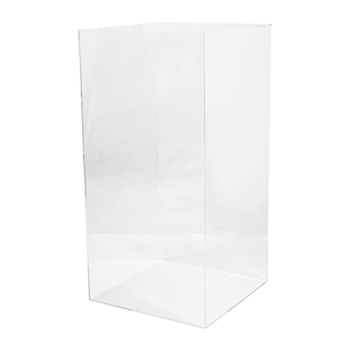 Acrylic Display Case,3-Layer Bakery Pastry Display Case Donut Cookie Display Cabinet Retail Display Counter Cases Box Organizer for Mini Toys,Collections or Stone 18.7 x 14.8 x 8.5inch (Style 4)