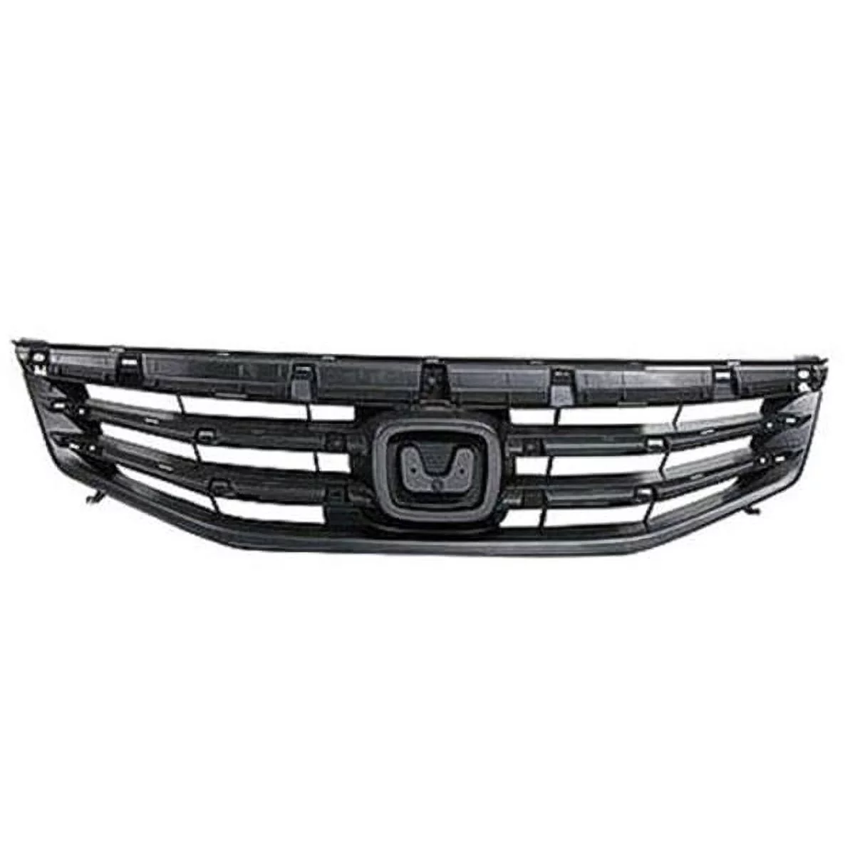 For 11 12 Accord Sedan 4Door Front Face Bar Grill Grille Assembly Textured Black