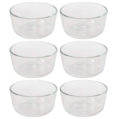 Pyrex 7202 1 Cup Glass Food Storage Container - 2 Pack Made in the USA