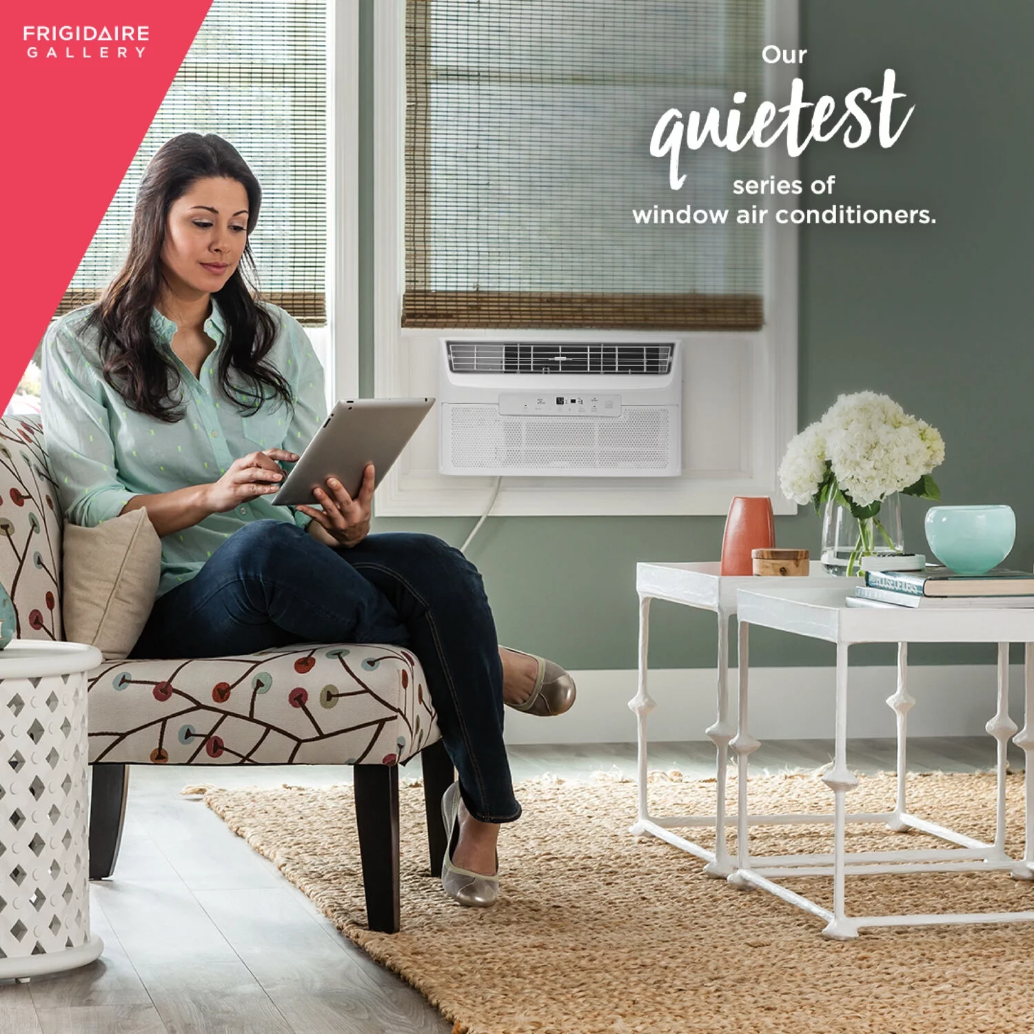 Frigidaire Energy Star 6,000 BTU 115V Quiet Temp Window Air Conditioner with Remote Control