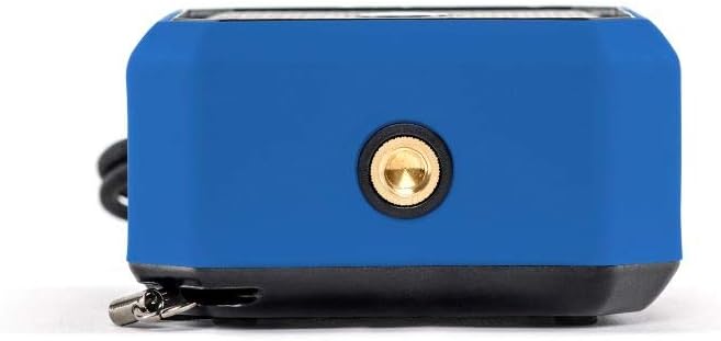 ECOXGEAR EcoPebble Lite GDI-EXPLT502 Rugged Waterproof Floating Portable Bluetooth Wireless 5-Watt Mini Smart Speaker (Blue)