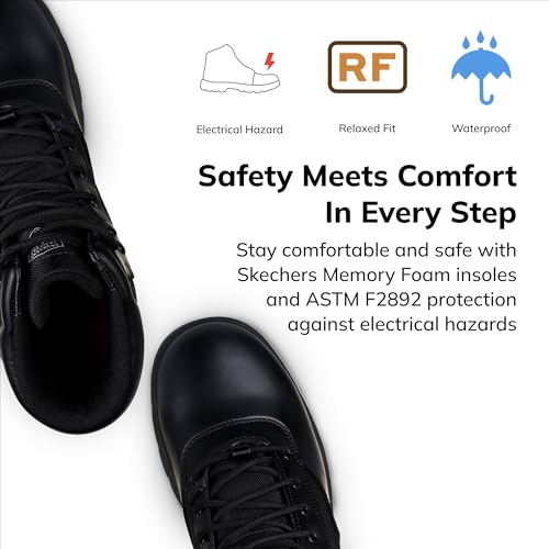 Skechers Men's New Wascana-Benen Military and Tactical Boot