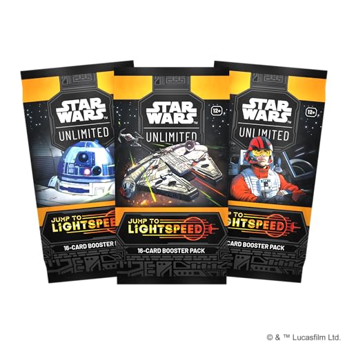 Star Wars: Unlimited TCG Jump to Lightspeed Booster Display (Set of 24 Booster Packs) - Trading Card Game for Kids & Adults, Ages 12+, 2+ Players, 20 Min Playtime, Made by Fantasy Flight Games