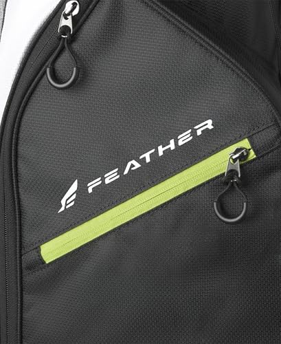 Wilson Feather Golf Cart Bag - Black/Grey/Red