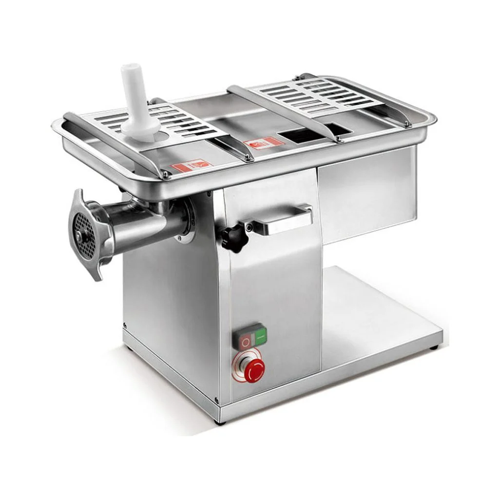 KWS JQ-58 Duo Function Commercial 1950W 2.6HP Electric Fresh Meat Cutter + Stainless Steel Meat Grinder All in One Grinding and Slicing Machine for Restaurant/Deli/ Butcher Shop