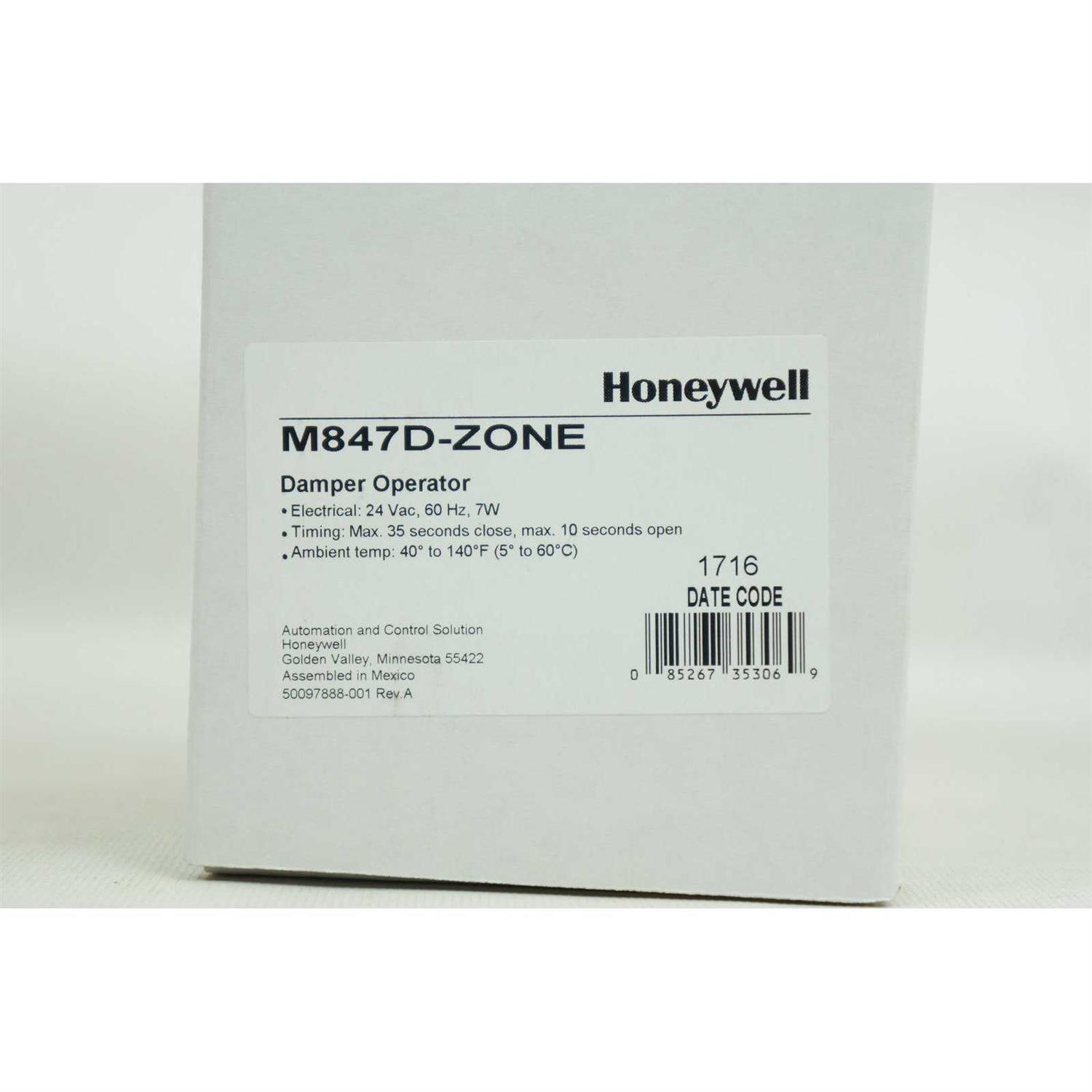 Honeywell M847D-ZONE