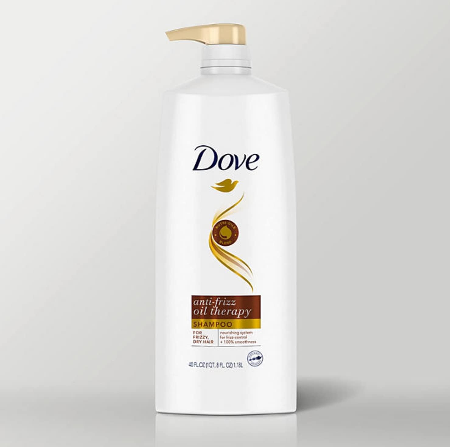 Dove Anti Frizz Oil Therapy Shampoo and Conditioner 40 fl.oz