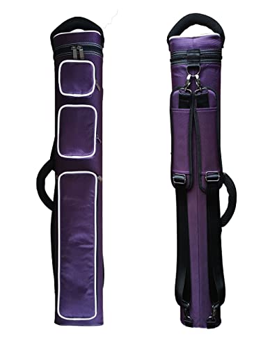 Champion 2X4,3x6 Nylon/Leatherette Billiard Pool Cue Stick Hard Carrying Case 4S2B, 6S3B