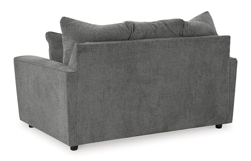 Signature Design by Ashley Stairatt Casual Loveseat with Flared Arms, Gray