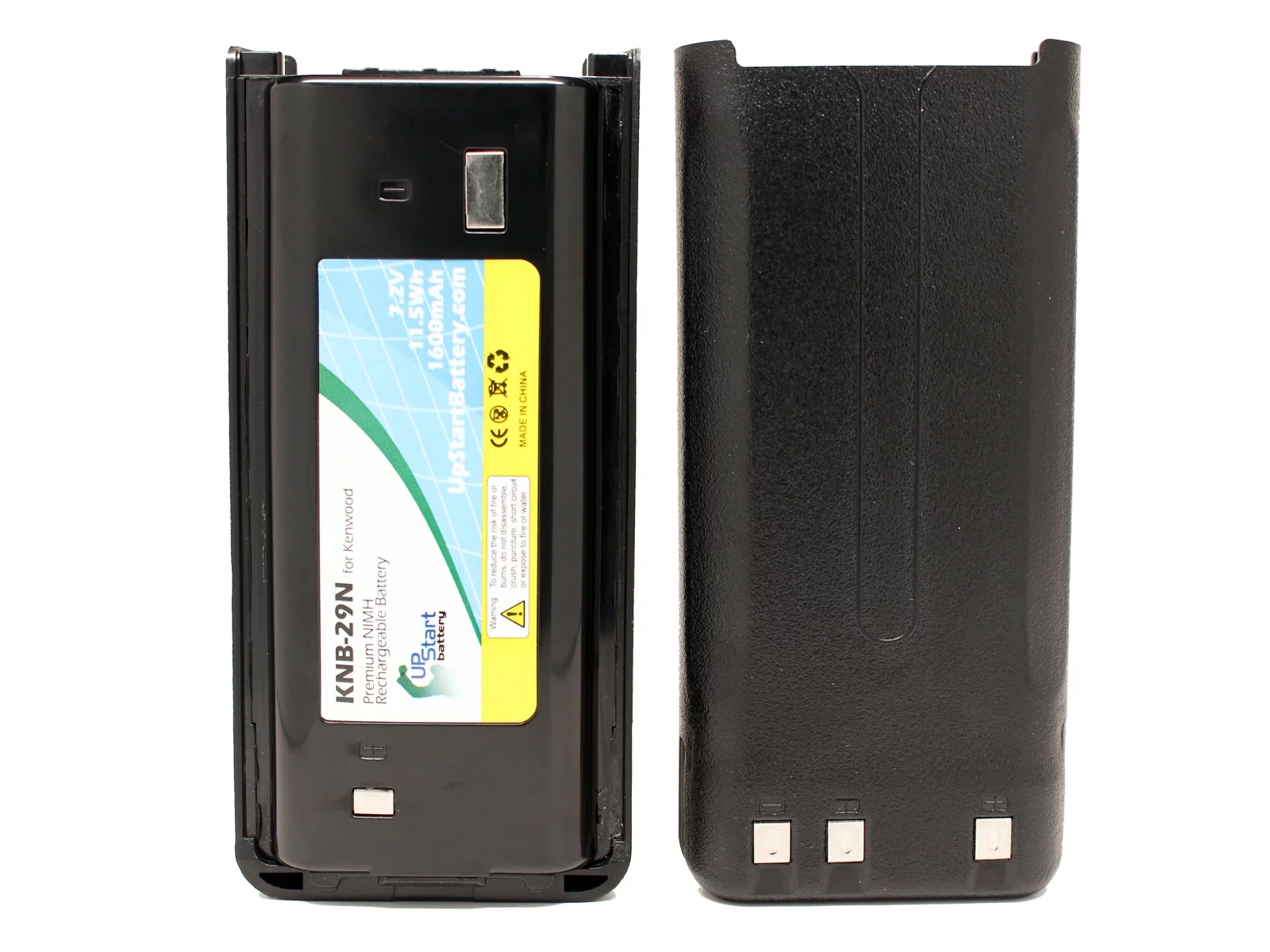 2x Pack - UpStart Battery Kenwood TK-3306M3 Battery - Replacement for Kenwood KNB-29N Two-Way Radio Battery (1600mAh, 7.2V, NIMH)