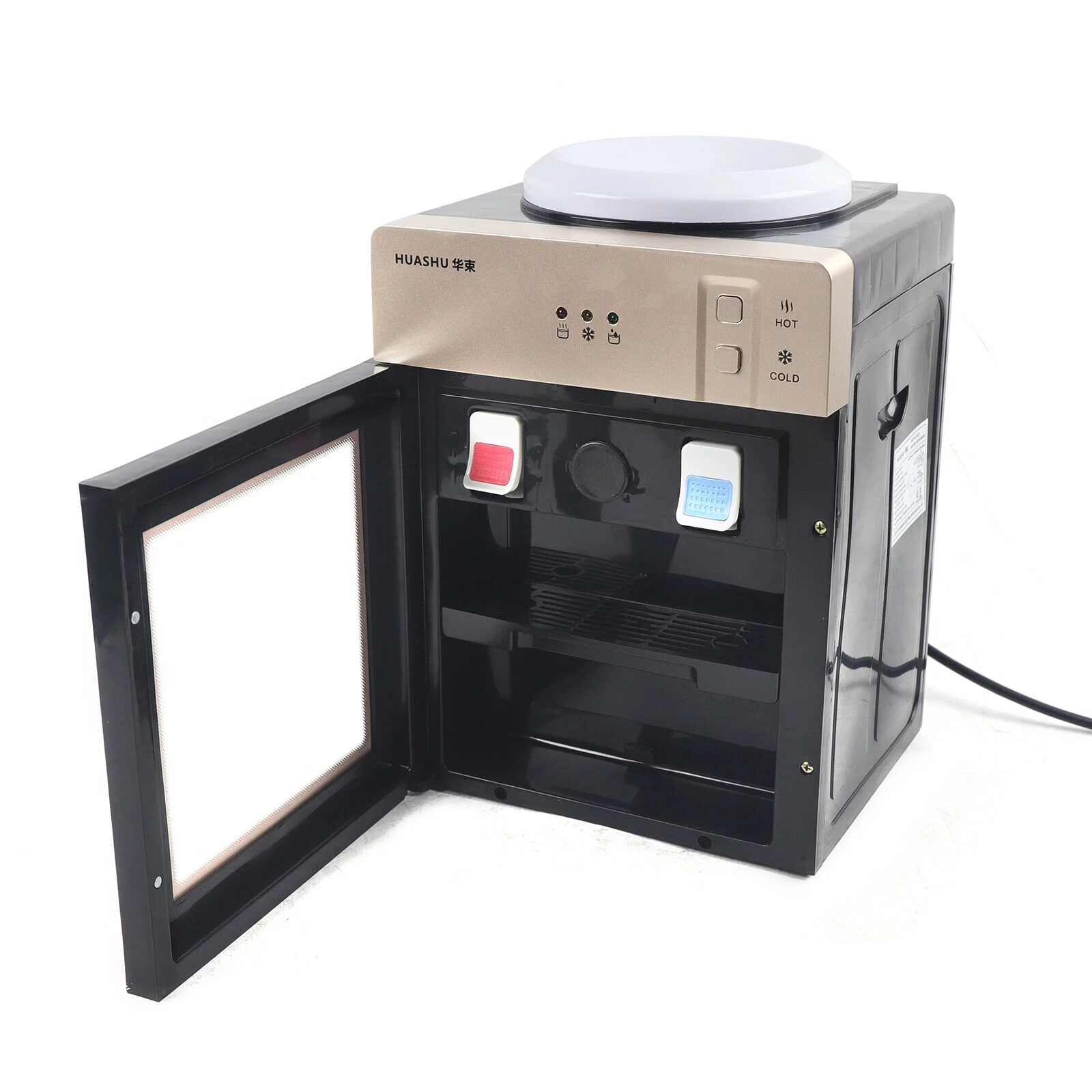 Miumaeov 5 Gallon Table Top Loading Electric Hot&Cold Water Cooler Dispenser Home/Office