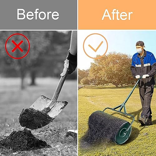 Lawn & Garden Spreader with Upgraded Side Clasps - 24