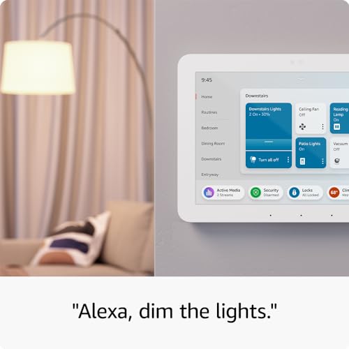 Amazon Echo Hub | 8” smart home control panel with Alexa | Compatible with thousands of devices