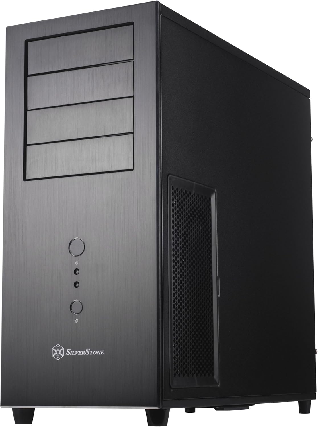 Silverstone TJ10-SW Window Version Aluminum ATX Full Tower Computer Case - Retail (Silver)