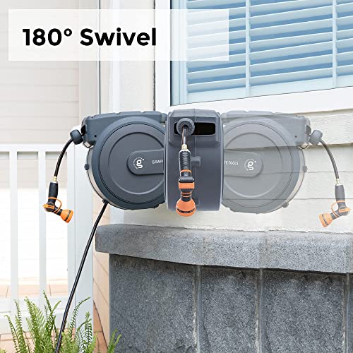 Giraffe Tools AW30 1/2MB Retractable Garden Hose Reel 1/2