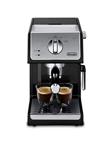 De'Longhi A-3220-RMB Espresso Cappuccino Maker Manual Frother, 9.6 x 7.2 x 11.9, Black