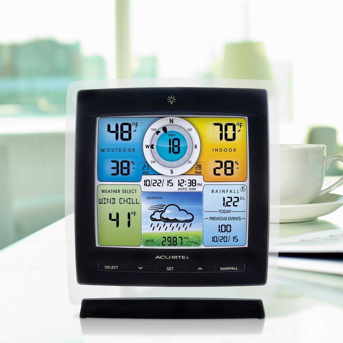 Acurite Iris Weather Station with Color Display for Indoor and Outdoor Temperature and Humidity - Shop Hardware Tools Online Store