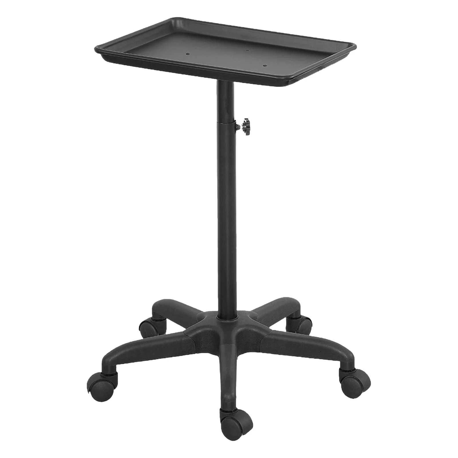 FITYLE Beauty Salon Trolley Barber Shop Rolling Trolley Portable Makeup Mobile Cart Black