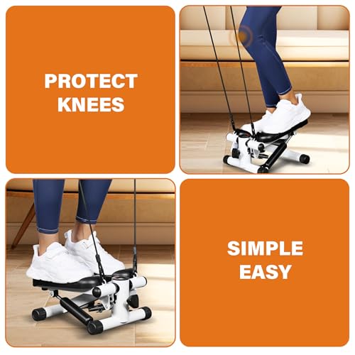 YSSOA Mini Stepper with Resistance Band