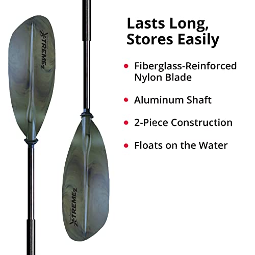 SeaSense 96 in X-II Kayak Paddle-Military Green (8674)