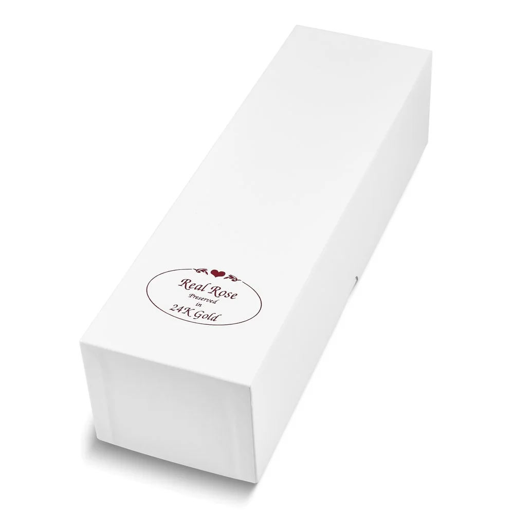 Lacquer Dipped Gold Trimmed Purple/Blue Real Orchid Stem QGM8315