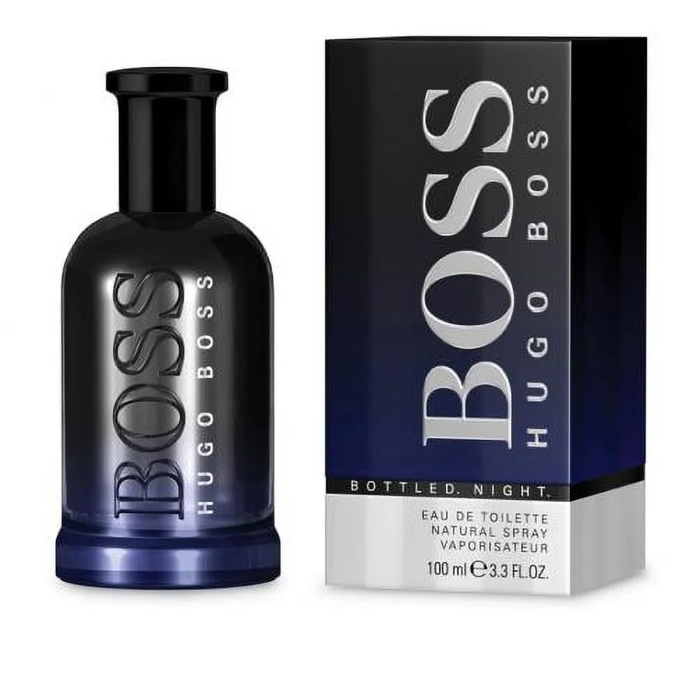 HUGO BOSS BOTTLED NIGHT 3.4 oz Eau de Toilette Spray for Men