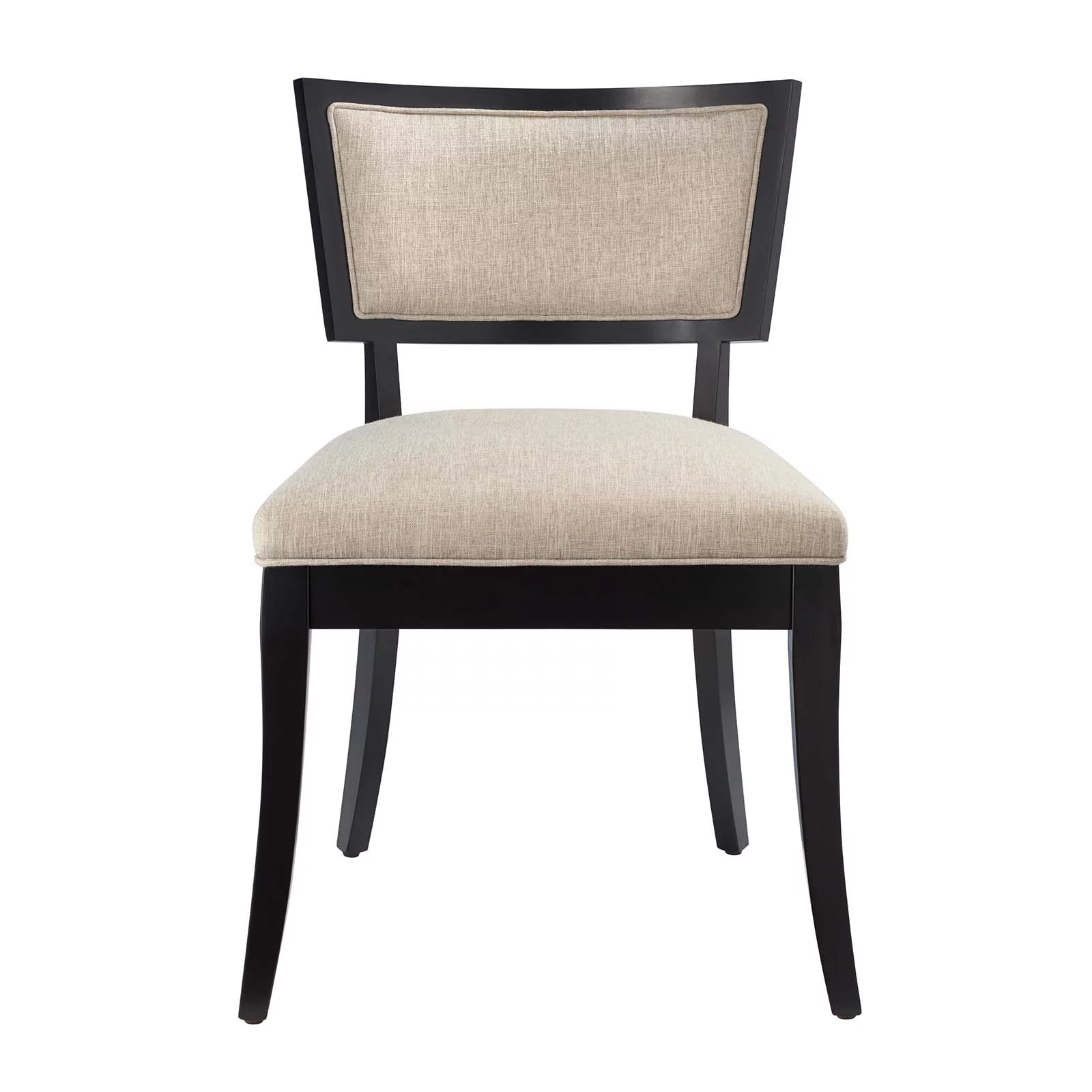 Modway Pristine Upholstered Fabric Dining Chairs - Set of 2 in Beige