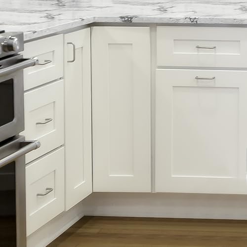 Brookings Shaker Unassembled Bridge Wall Kitchen Cabinet W3018, 30 W x 12 D x 18 H, Painted White with Sherwin Williams®, Solid Wood – Design House, 561662