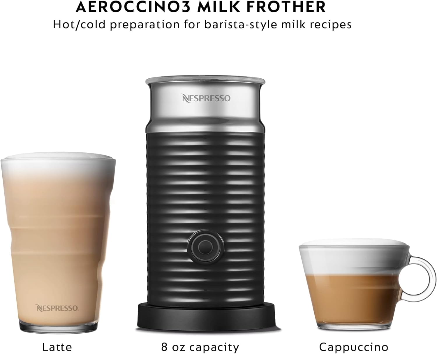 Nespresso Vertuo Pop+ by De'Longhi with Aeroccino, Mango Yellow