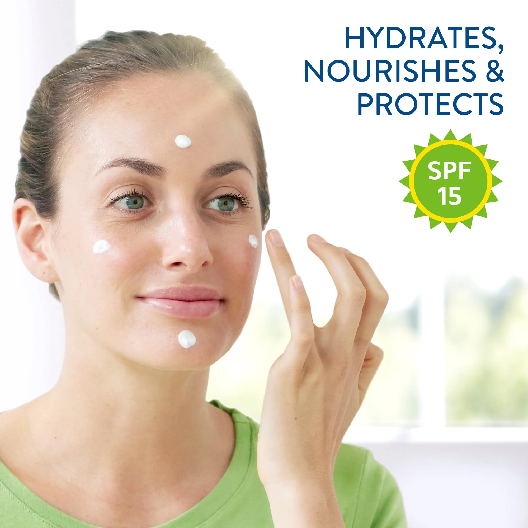 Cetaphil Daily Facial Moisturizer w/ SPF15, Fragrance Free, 4oz, 2-Pack