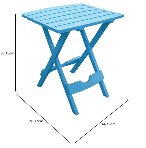 Adams Manufacturing 8500-26-3700 Plastic Quik-Fold® Side Table, Cherry Red