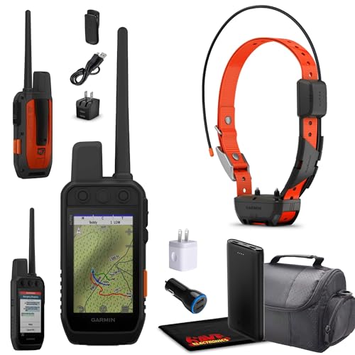 Garmin Alpha 300i Handheld Advanced Tracking & Training System with inReach Satellite Technology Bundle with Garmin Dog Collar Alpha TT25 Tracker & Training Collar with GPS Charger + More Accessories