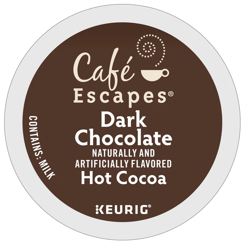 Dark Chocolate Hot Cocoa, K-Cup Pod, 24 Count