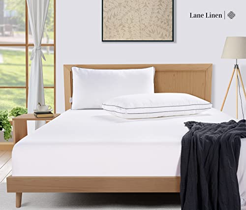 LANE LINEN Bed Pillows King Size Set of 2 (20