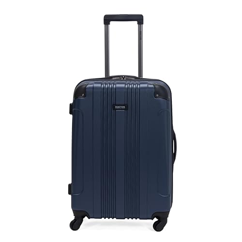 Kenneth Cole REACTION Out of Bounds Lightweight Hardshell 4-Wheel Spinner Luggage, Cobalt Blue, 20-Inch Carry On