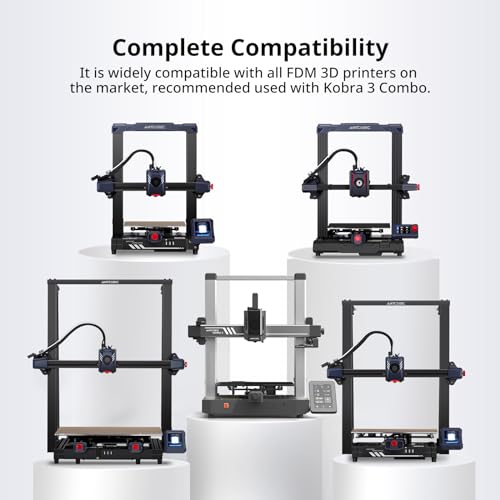 ANYCUBIC PLA 3D Printer Filament, RFID 3D Printing PLA Filament 1.75mm Dimensional Accuracy +/- 0.02mm, 1KG Spool (2.2 lbs), Pearl Black