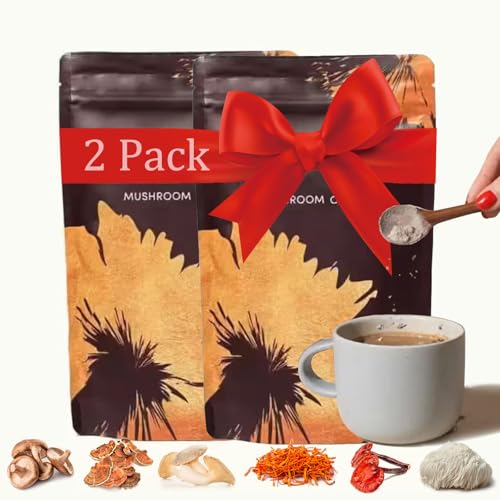 Mushroom Coffee | Organic Mushroom Coffee | Good Organic Supplement | 60 Servings (2 Pack)