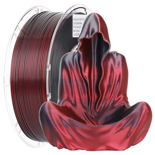 Rainbow 3D PLA Printer Filament 1.75 mm, Matte 3 D PLA Printing Print Filament +/-0.03mm, 1kg/2.2lbs