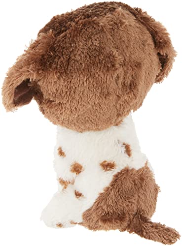TY 2007517 Muddles Brown & White Dog Beanie Boo Stuffed Animal, Multicoloured