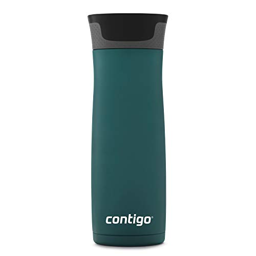 Contigo AUTOSEAL West Loop Vacuum-Insulated Stainless Steel Travel Mug with Easy-Clean Lid 20 oz Sake
