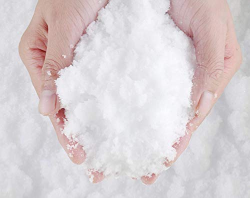 Instant Snow Just Add Water! Holiday Experiment, Reusable Snow (20 Packs-Make 80 Cups)