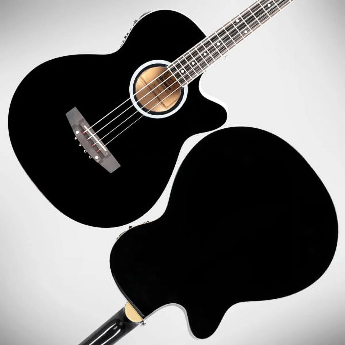 Fithood Do Not Sell on Amazonf Glarry GMB101 4 string Electric Acoustic Bass Guitar w/ 4-Band Equalizer EQ-7545R Black