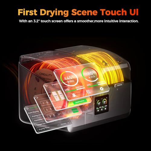 Creality Hyper PLA Filament 1.75mm, 30-600mm/s High Speed 3D Printer Filament, Dimensional Accuracy +/-0.02mm, Fit Most FDM 3D Printers, 4 Pack 1kg Spool(2.2lbs), Black & White