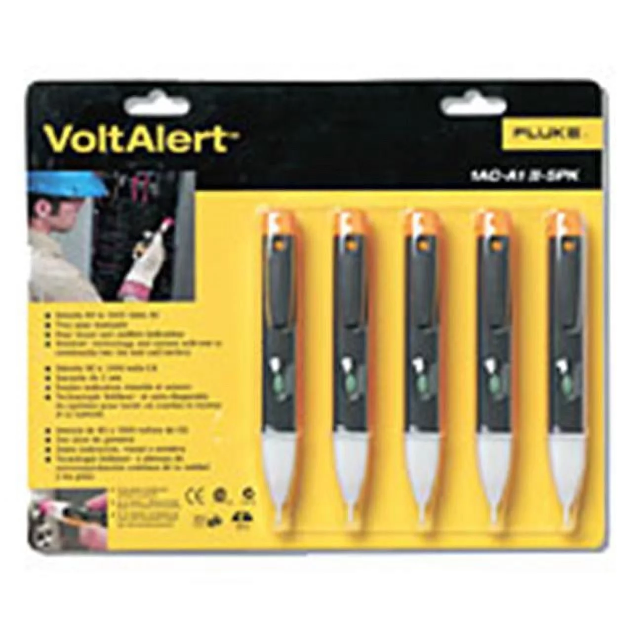 Fluke VoltAlert 1AC II FLK-1AC-A1-II-5PK Voltage Detector Device
