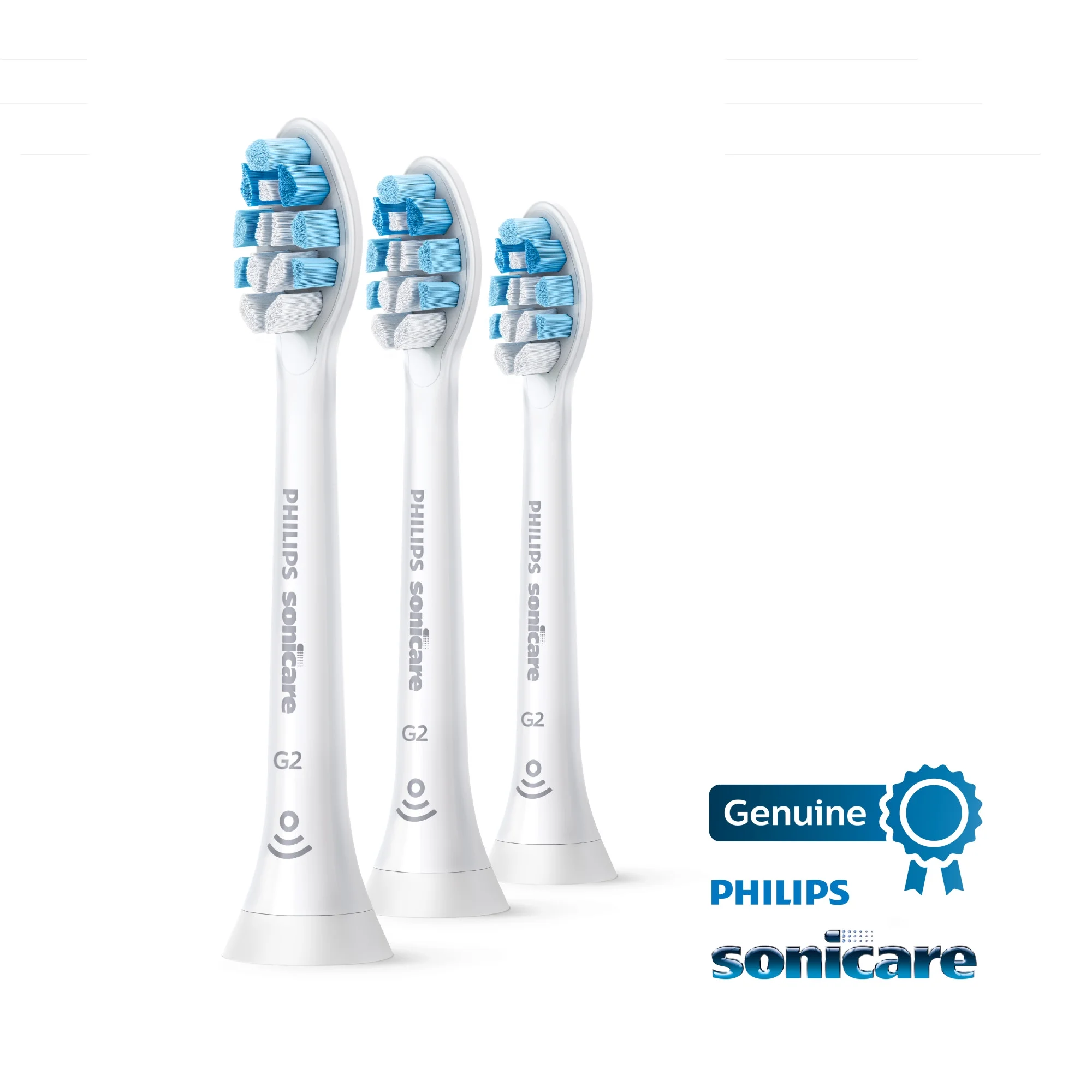 Philips Sonicare Optimal Gum Care Replacement Toothbrush Heads, HX9033/65, White 3-pk